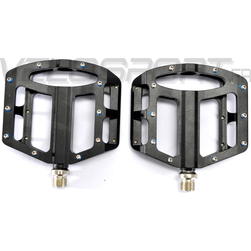 Paire de pédales plates VTT