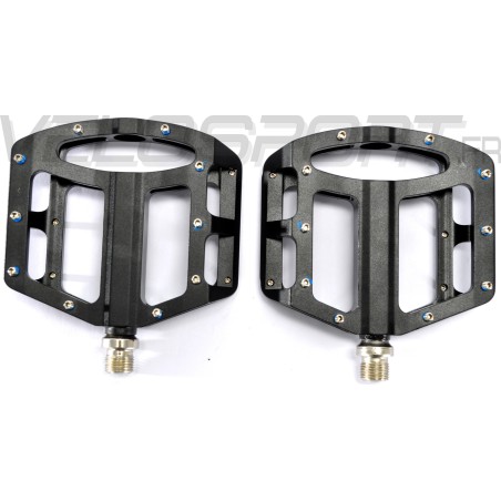 Paire de pédales plates VTT