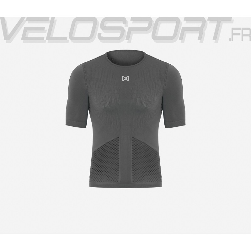 SOUS-MAILLOT SANS COUTURES À MANCHES COURTES