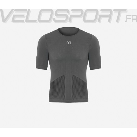 SOUS-MAILLOT SANS COUTURES À MANCHES COURTES